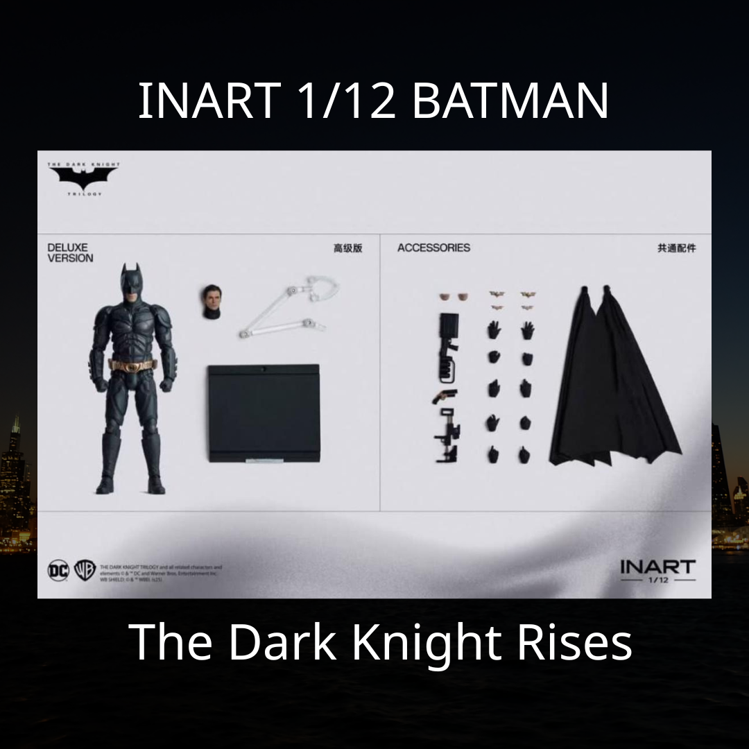 READY🔥INART Batman The Dark Knight Rises 1/12 Scale Collectible Figure