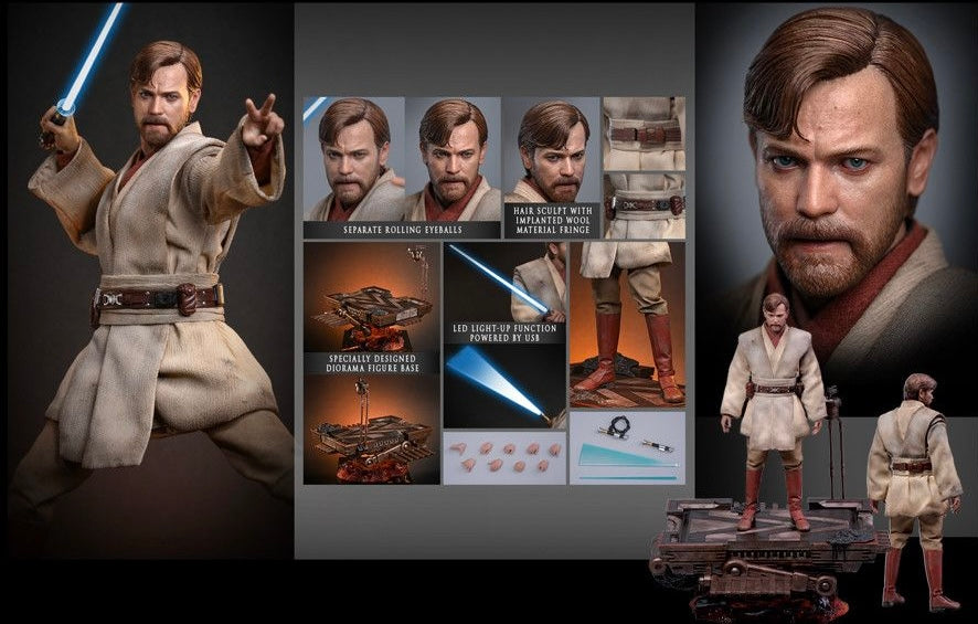 PREORDERš„Hot Toys MMS843 STAR WARS: REVENGE OF THE SITH
OBI-WAN KENOBI (MUSTAFAR)
1/6TH SCALE COLLECTIBLE FIGURE