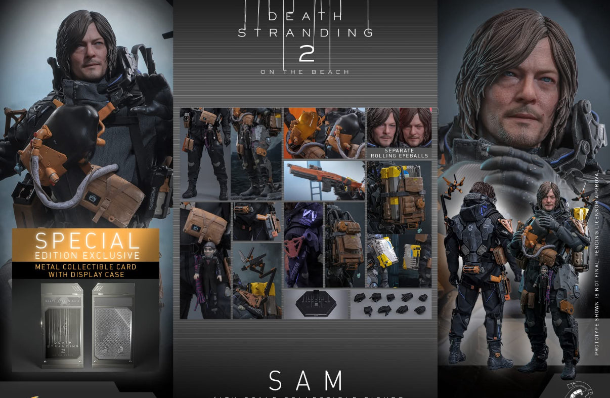 Preorder🔥Hot Toys VGM75B Death Stranding 2: On the Beach Sam 1/6th scale Collectible Figure