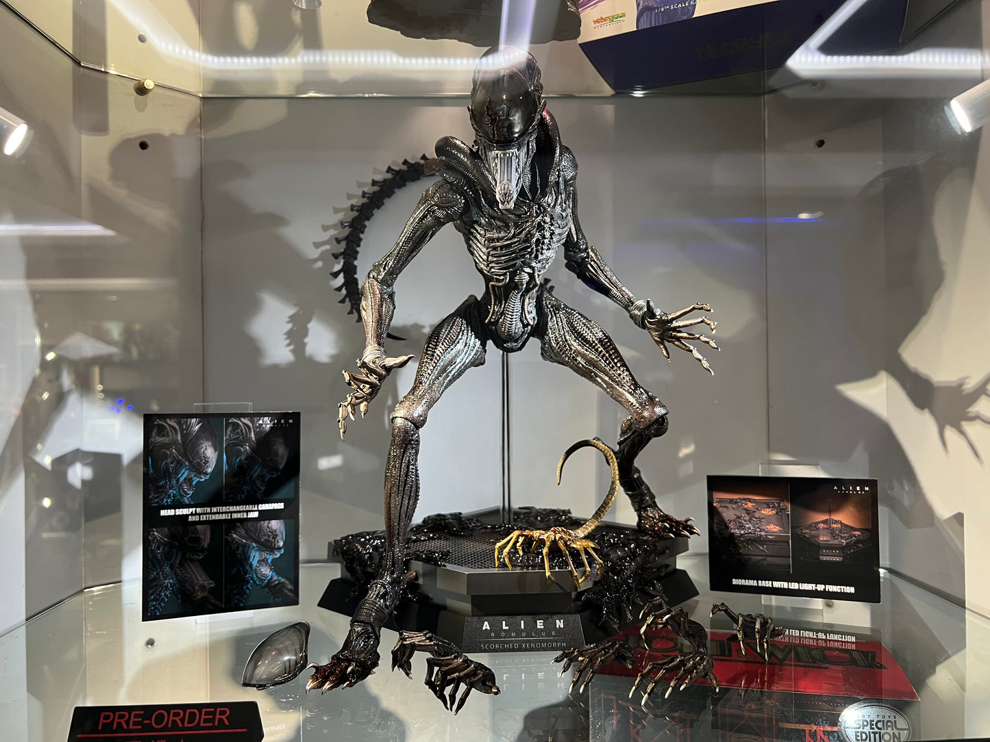 Preorderš„Hot Toys MMS784 Alien: Romulus 1/6th scale Scorched Xenomorph Collectible Figure
