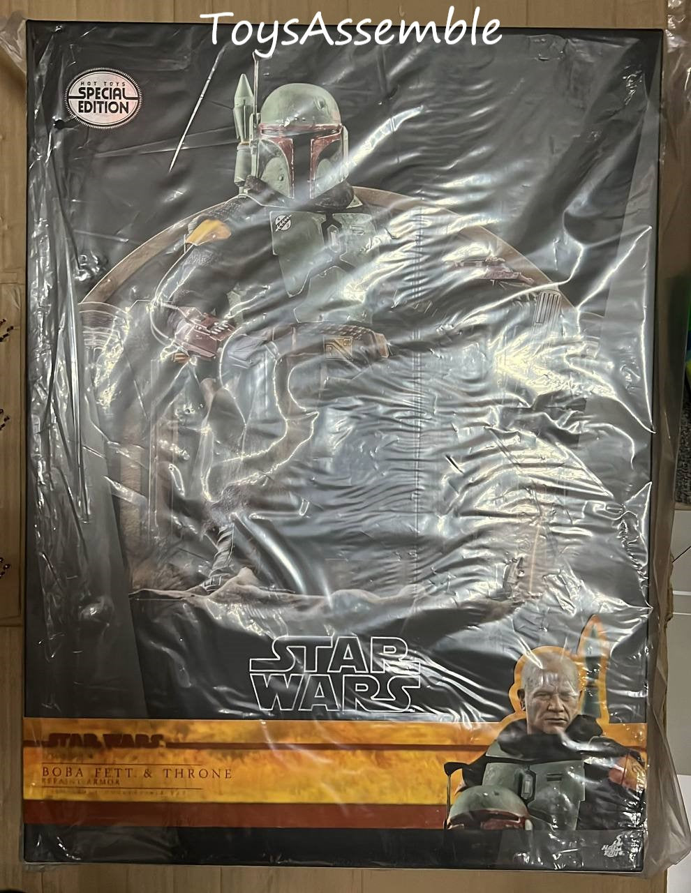 🔥Hot Toys TMS056B Star Wars 1/6 Boba Fett Repaint Armor Throne Special