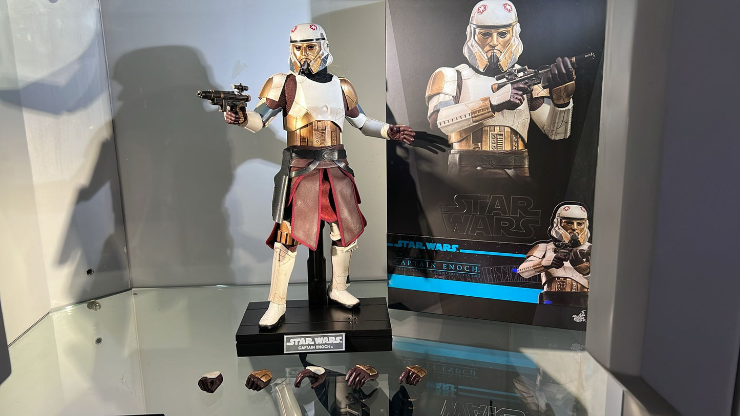 READY🔥Hot Toys TMS120 Star Wars Ahsoka Captain Enoch 1/6 Scale Collectible Figure
