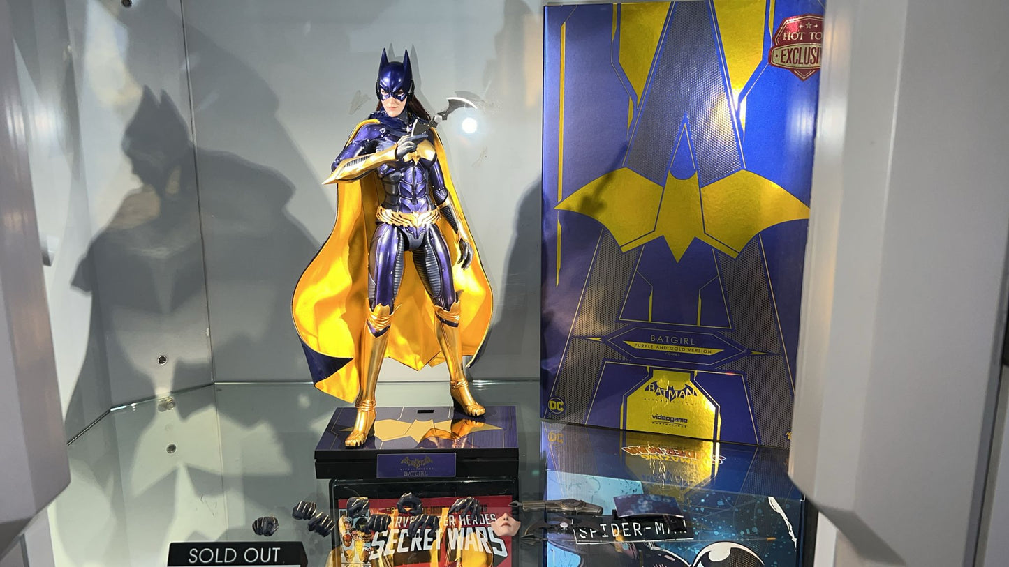 READY🔥Hot Toys VGM65 Batman Arkham Knight 1/6th scale Batgirl (Purple and Gold Version) Collectible Figure Exclusive Limited Edition