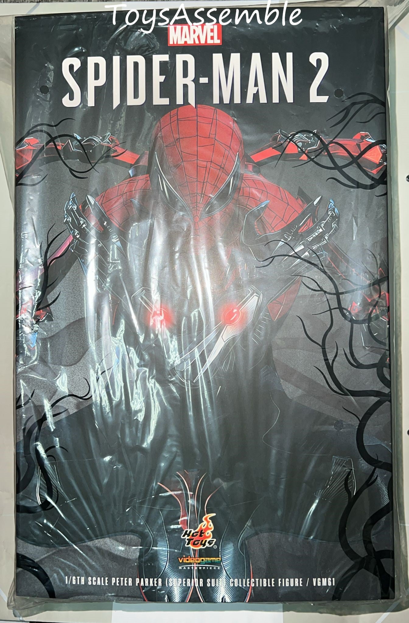 READY🔥Hot Toys VGM61 Marvel’s Spiderman 2 Peter Parker (Superior Suit) 1/6 Scale Collectible Figure