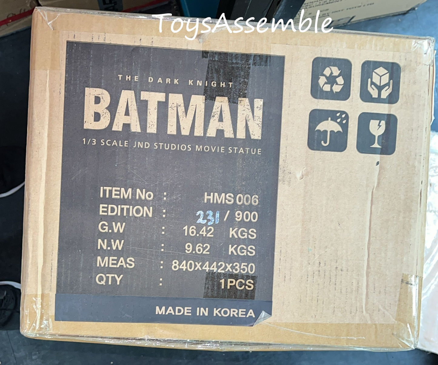 🔥The dark knight BATMAN 1/3 scale JND studio movie statue