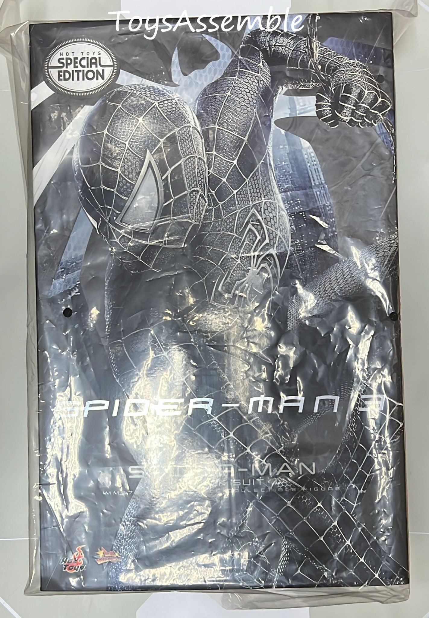 READY🔥Hot Toys MMS727B Spider-Man 3 Spiderman (Black Suit) Special Edition 1/6th Scale Collectible Figure
