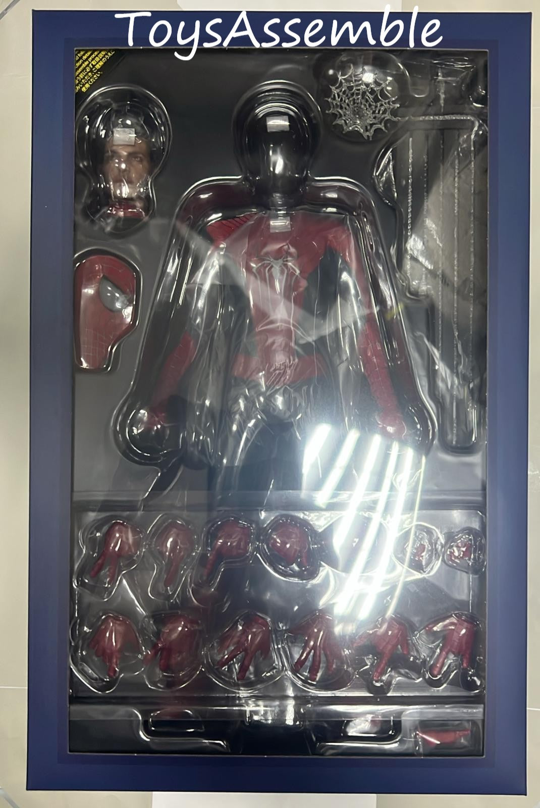Pre-Owned🔥Hot Toys MMS658 The Amazing Spiderman 2 The Amazing Spiderman 1/6 Scale Collectible Figure