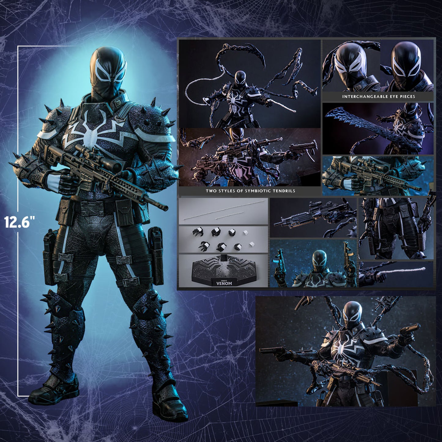 Preorder🔥Hot Toys CMS025 Marvel Comics 1/6th scale Agent Venom Collectible Figure