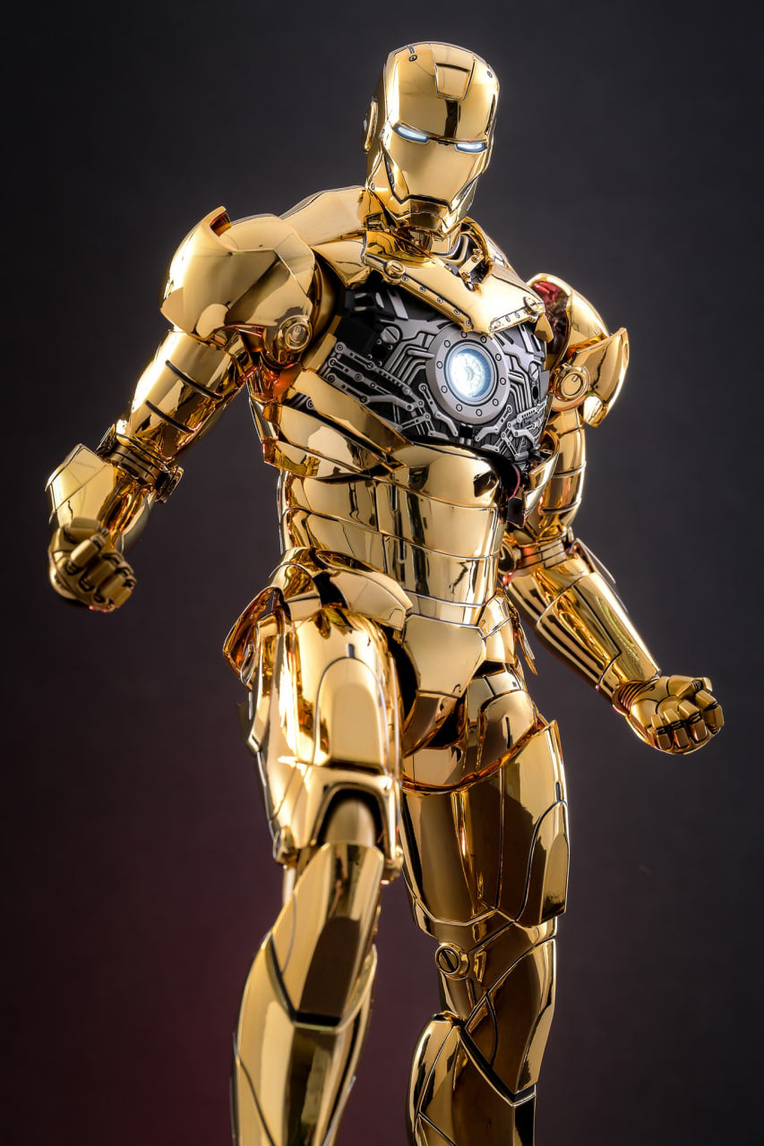 READY🔥Hot Toys MMS764D69 Iron Man Mark III (Golden Color Version) 1/6th scale Collectible Figure