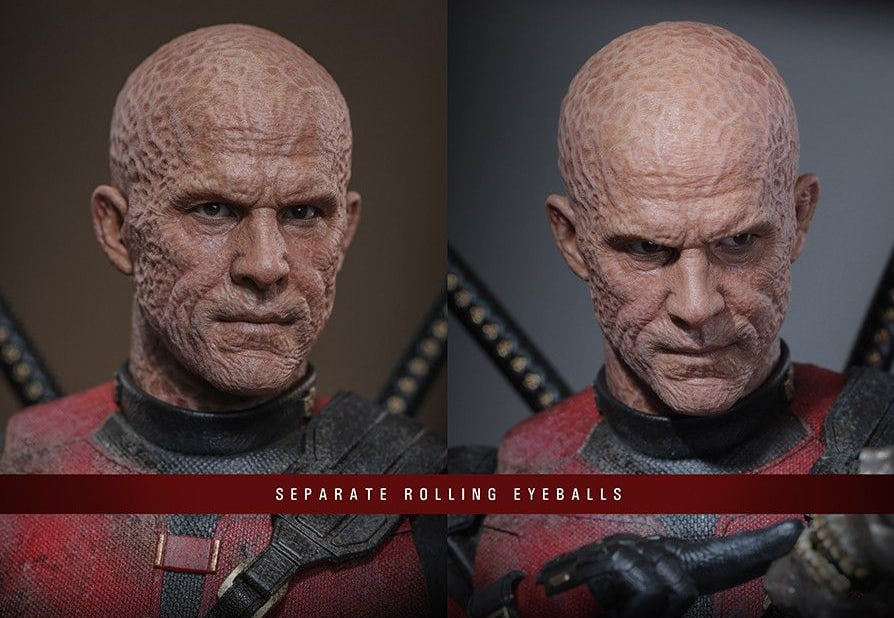 Pre-Owned🔥Hot Toys MMS782 Deadpool & Wolverine 1/6th scale Deadpool (Battling Version) Collectible Figure
