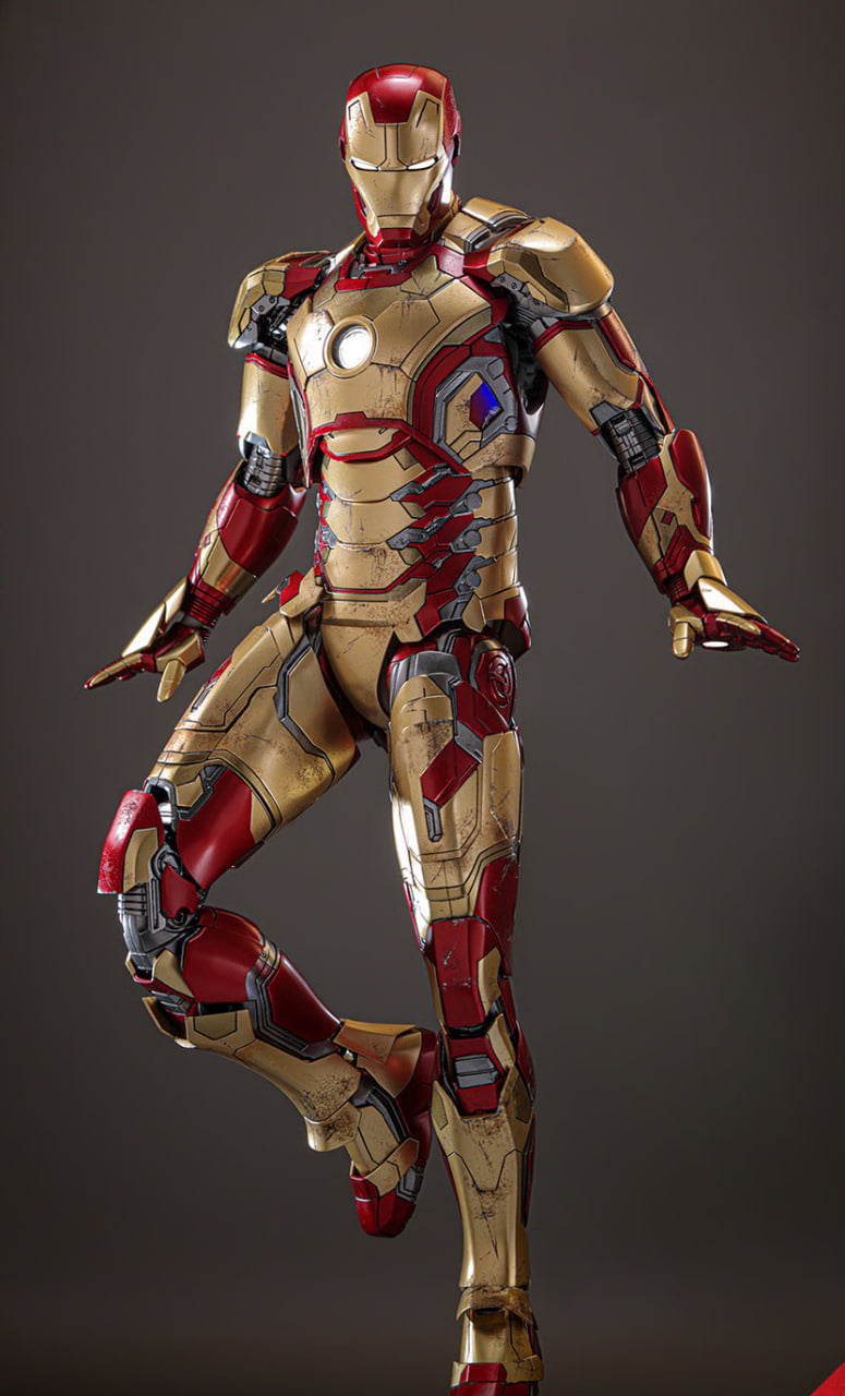 Preorderš„Hot Toys MMS759D66B Marvel Ironman 3 Ironman Mark 42 (2.0) 1/6 Scale Collectible Figure (Deluxe Version) Special Edition