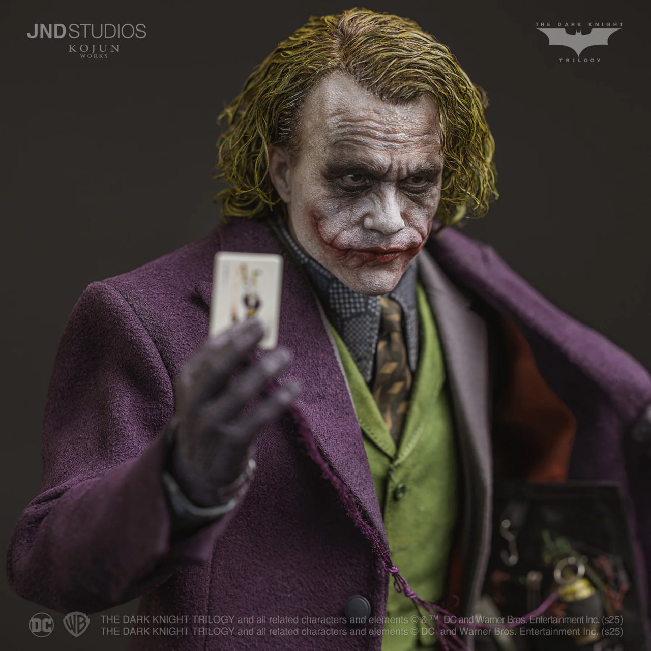 READY🔥JND Studios The Dark Knight - Joker (Type B) 1/6 Scale Hyperreal Figure - Kojun Works