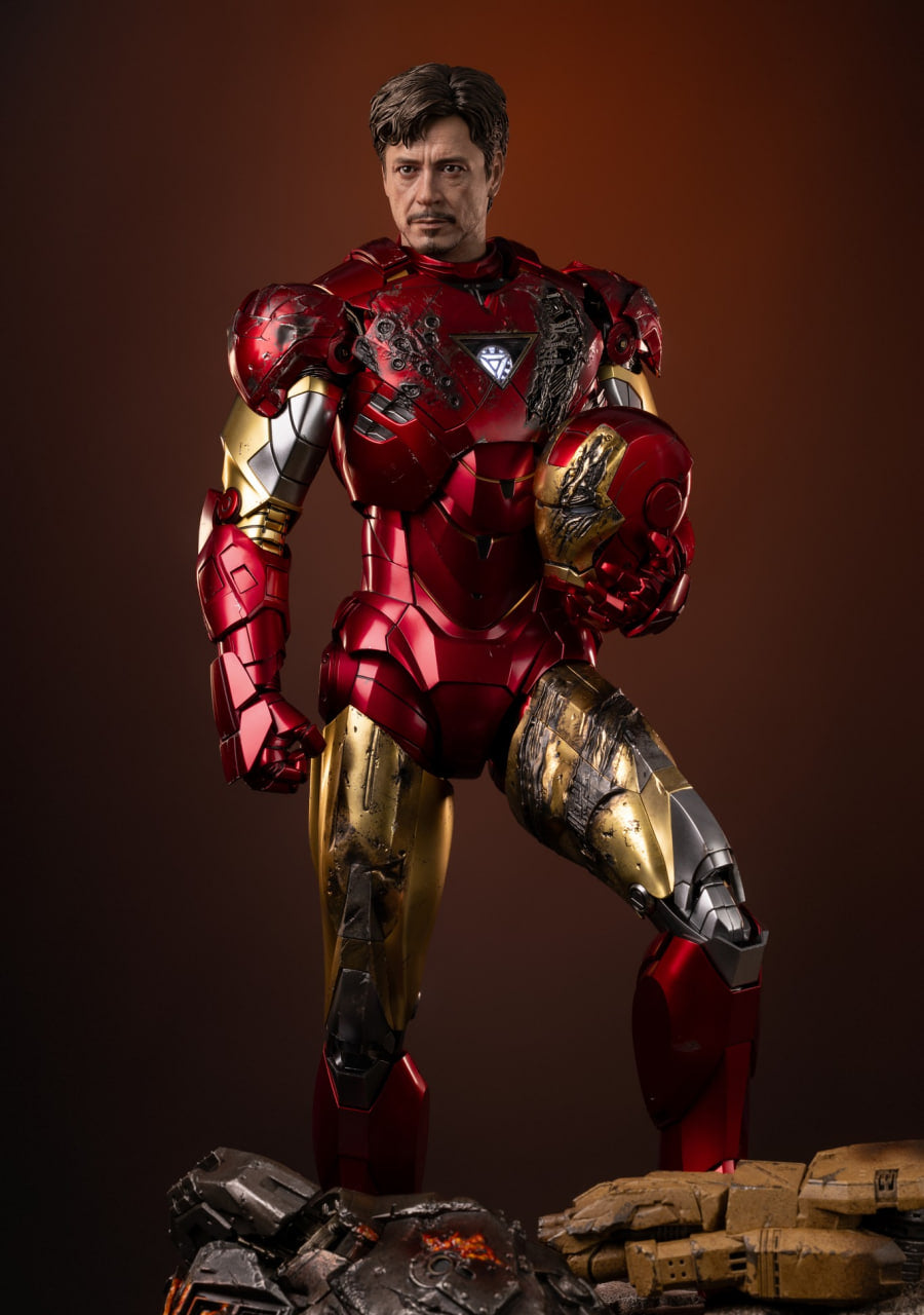 READY🔥Hot Toys QS025 Iron Man 2 Iron Man Mark VI 1/4 Quarter Scale Collectible Figure