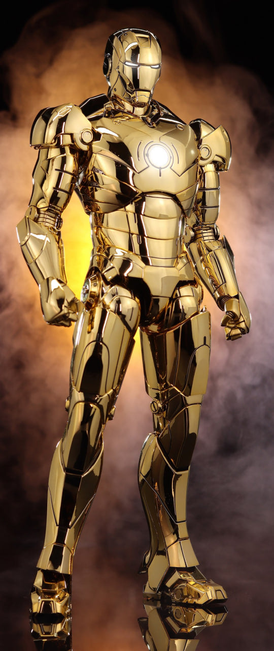 READY🔥Hot Toys MMS764D69 Iron Man Mark III (Golden Color Version) 1/6th scale Collectible Figure