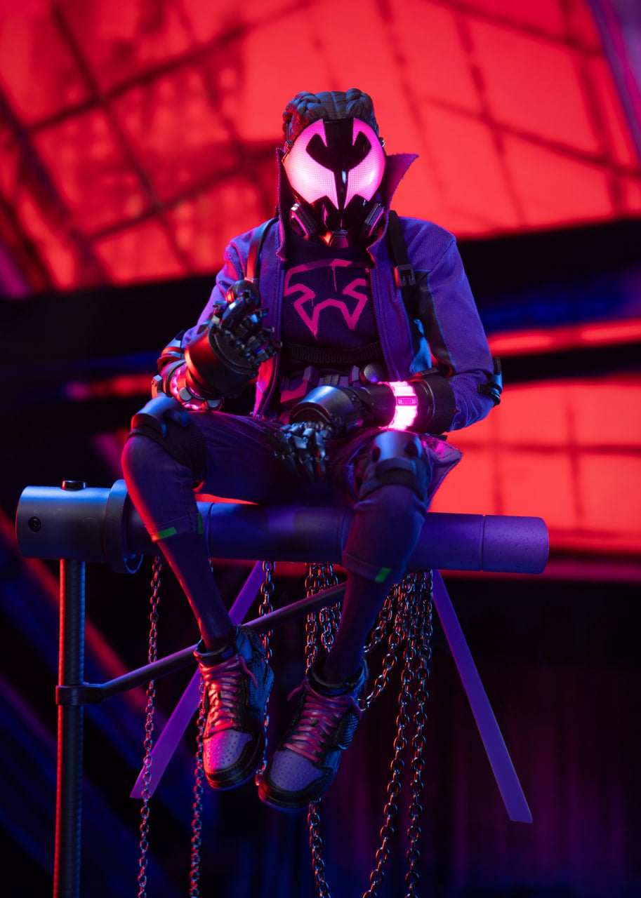 Pre-Owned🔥Hot Toys MMS725B Spiderman Across the Spider-Verse Miles G. Morales 1/6 Scale Collectible Figure Special Edition