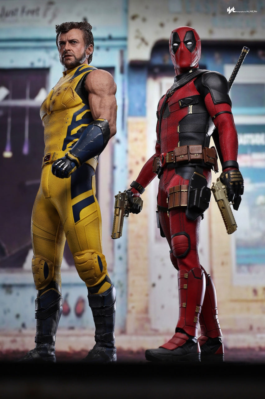 🔥Hot Toys MMS754 Deadpool and Wolverine - Wolverine 1/6 Scale Collectible Figure Deluxe Edition