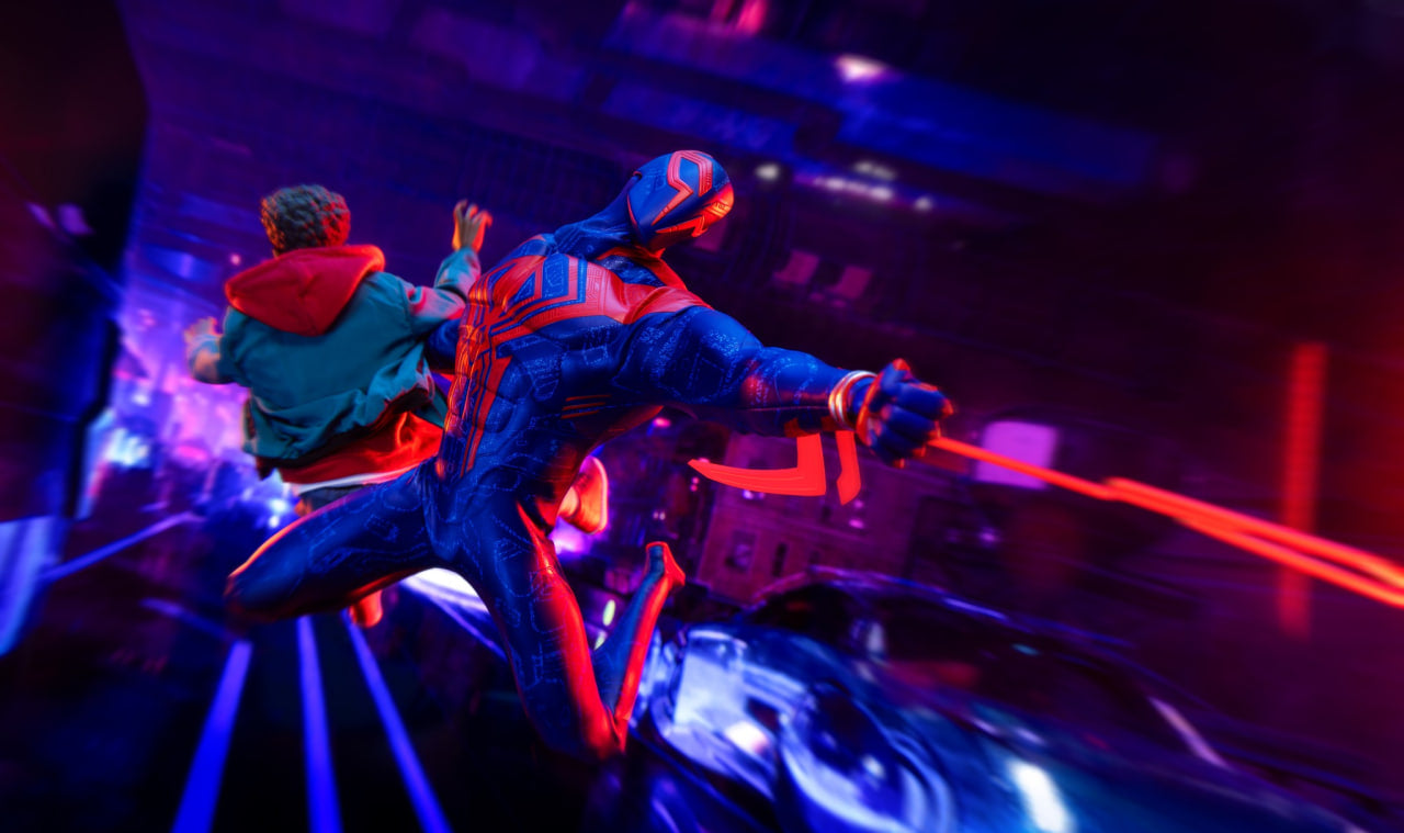 🔥Hot Toys MMS711 Spider Man 2099 Spider-Man: Across the Spider-Verse
