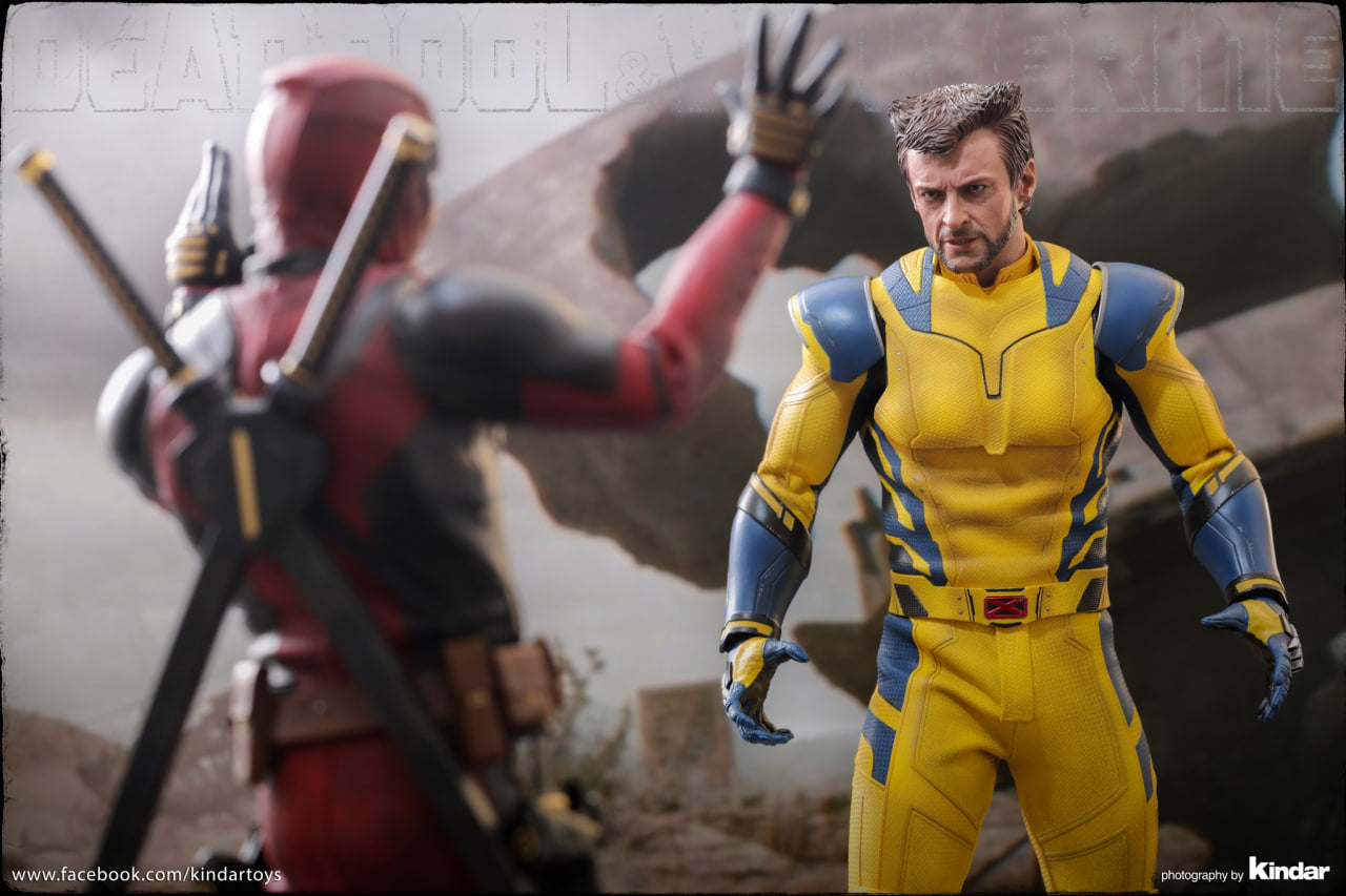 🔥Hot Toys MMS754 Deadpool and Wolverine - Wolverine 1/6 Scale Collectible Figure Deluxe Edition