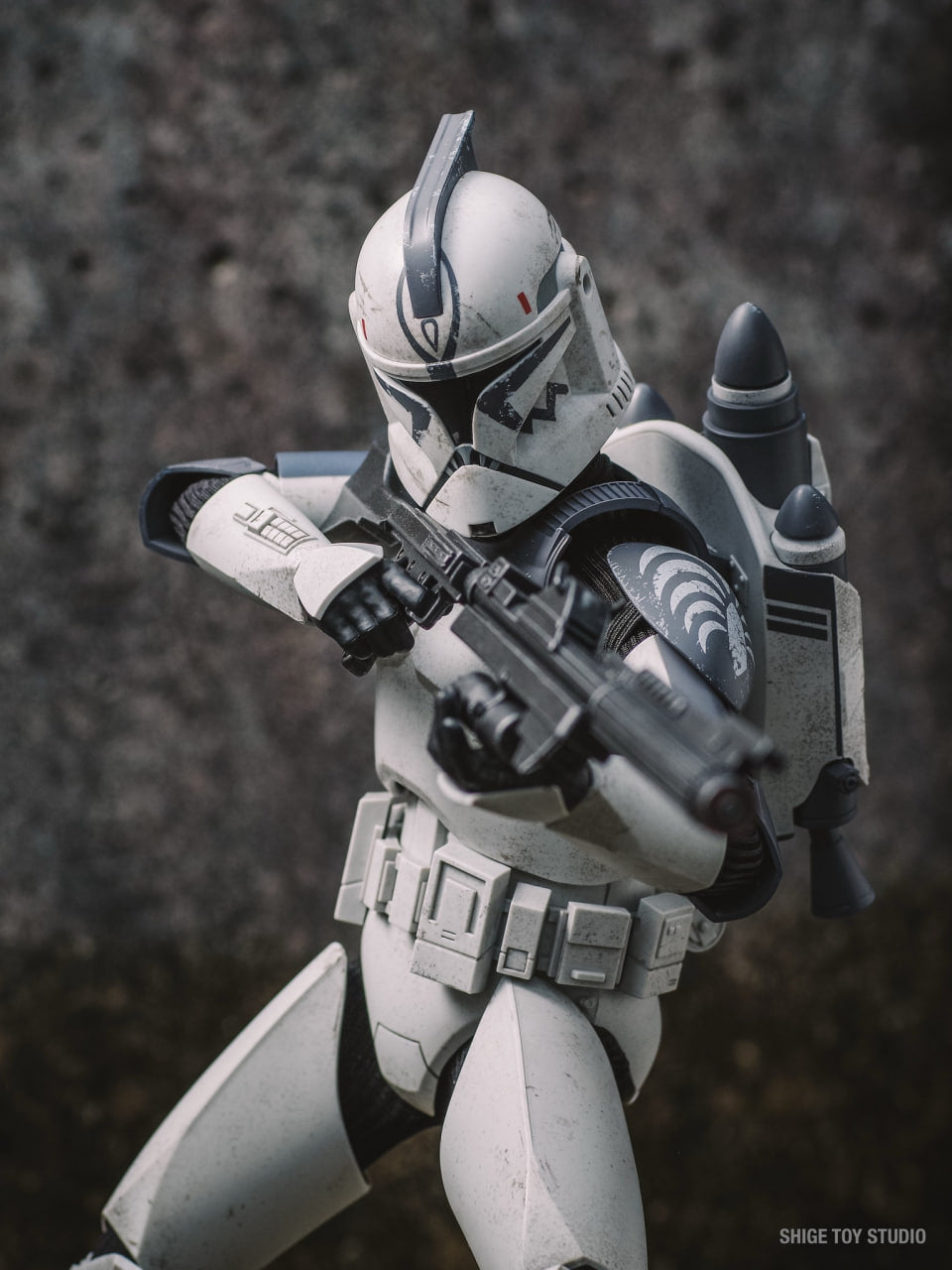 READY🔥Hot Toys TMS143 Star Wars: The Clone Wars 104th Battalion Wolfpack Clone Trooper (Deluxe Version)