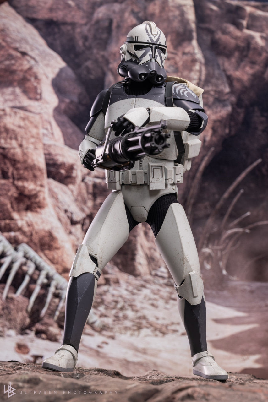 READY🔥Hot Toys TMS143 Star Wars: The Clone Wars 104th Battalion Wolfpack Clone Trooper (Deluxe Version)