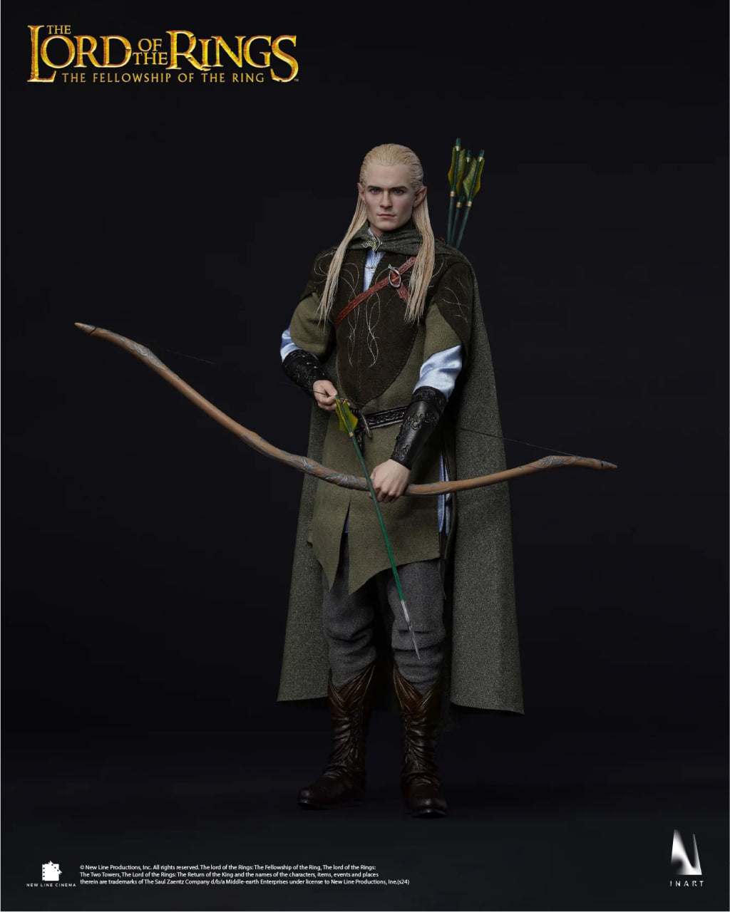 🔥INART The Lord of the Rings: The Fellowship of the Ring Legolas 1/6 Collectible Figure (Rooted Hair)