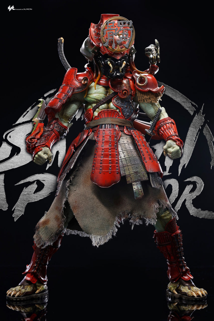 READY🔥Hot Toys AC06B Alien vs Predator 1/6th Scale Akaoni Samurai Predator Collectible Figure Special Edition