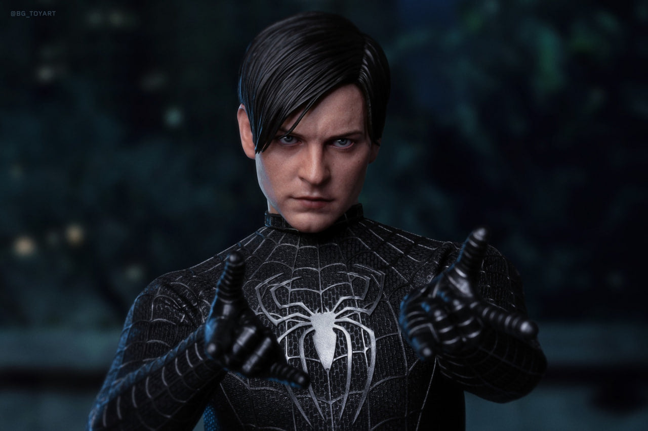 READY🔥Hot Toys MMS727B Spider-Man 3 Spiderman (Black Suit) Special Edition 1/6th Scale Collectible Figure