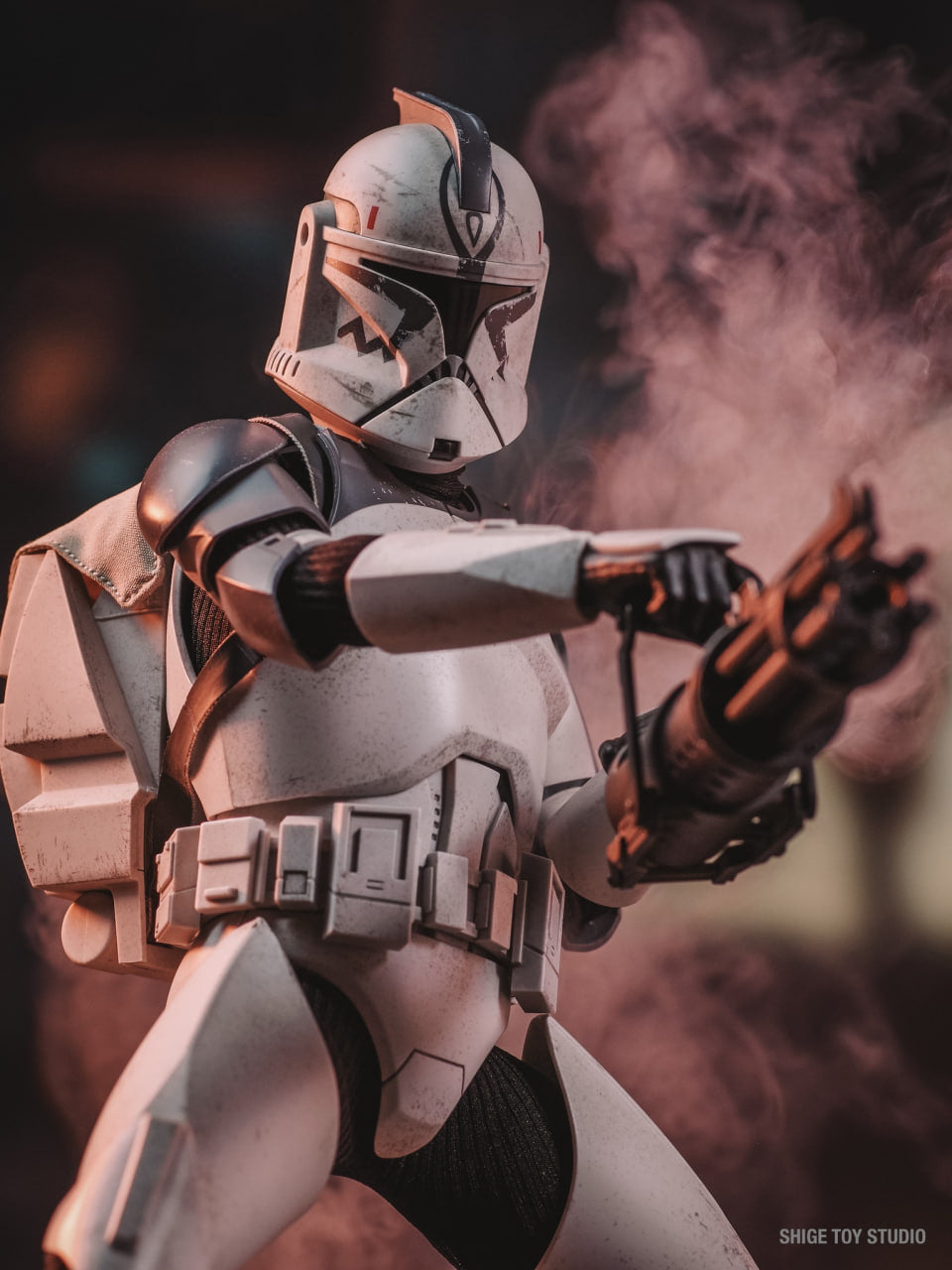 READY🔥Hot Toys TMS143 Star Wars: The Clone Wars 104th Battalion Wolfpack Clone Trooper (Deluxe Version)
