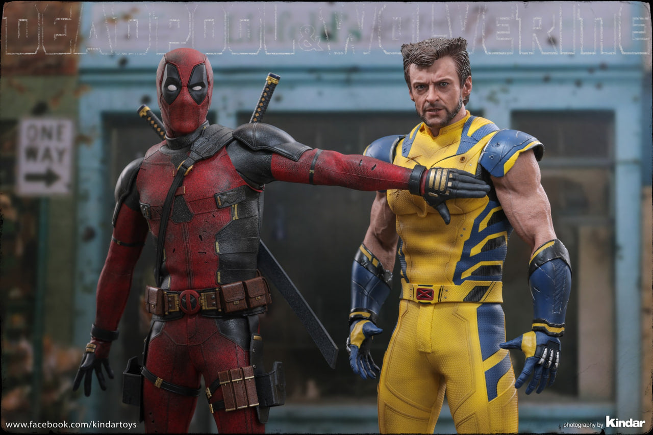 🔥Hot Toys MMS754 Deadpool and Wolverine - Wolverine 1/6 Scale Collectible Figure Deluxe Edition