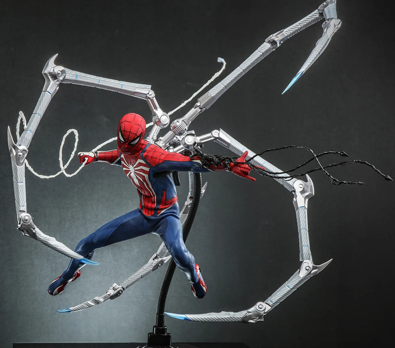 🔥Hot Toys VGM54 Marvel’s Spider-Man 2 – Peter Parker (Advanced Suit 2.0) 1/6 Scale Collectible Figure (Limited 300 Pieces in Hong Kong)