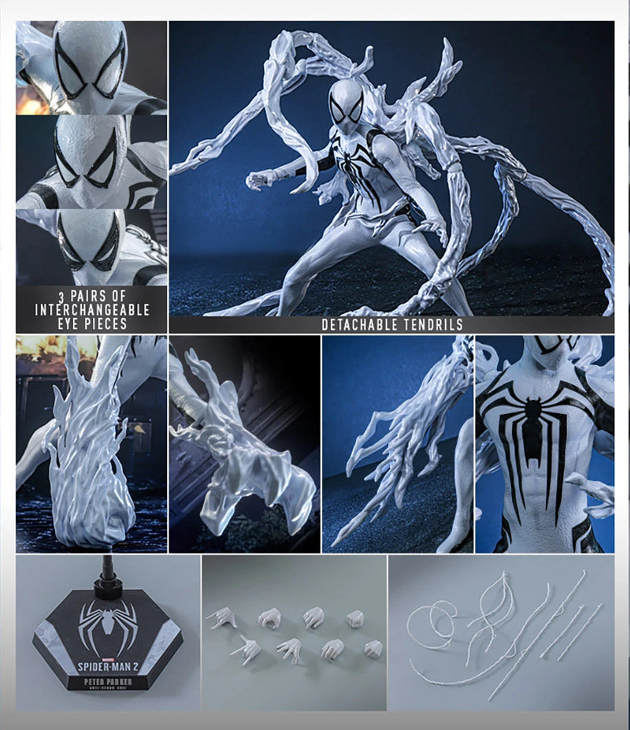 Preorderš„Hot Toys VGM69 Marvel Spider-Man 2 Spiderman 1/6th scale Peter Parker (Anti-Venom Suit) Collectible Figure