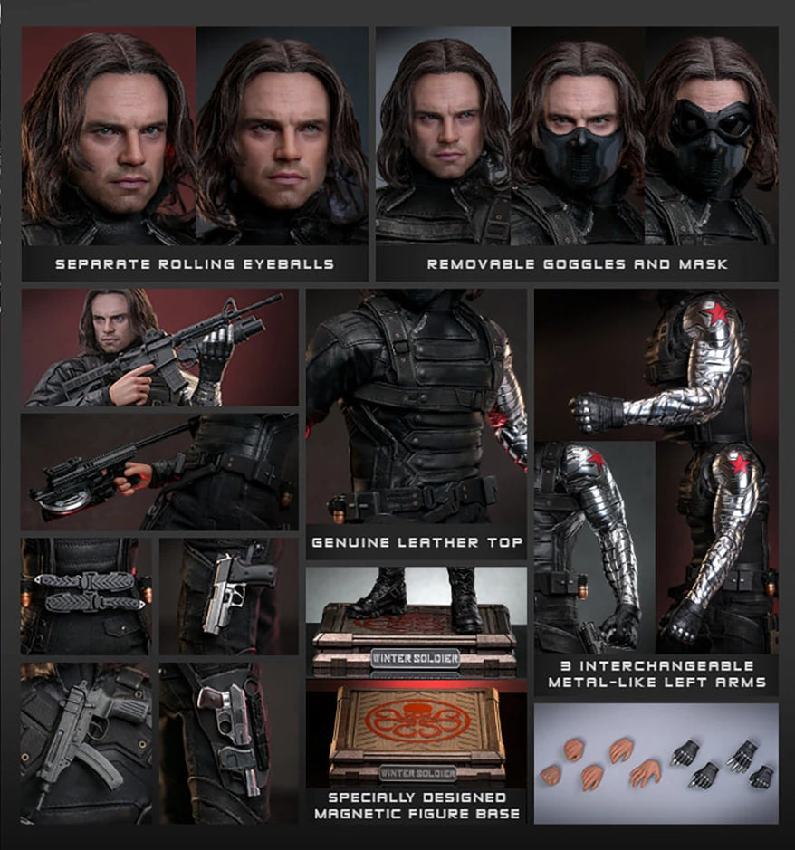 Preorderš„Hot Toys MMS790AE Captain America: The Winter Soldier 1/6th scale Winter Soldier Collectible Figure (Artisan Edition)