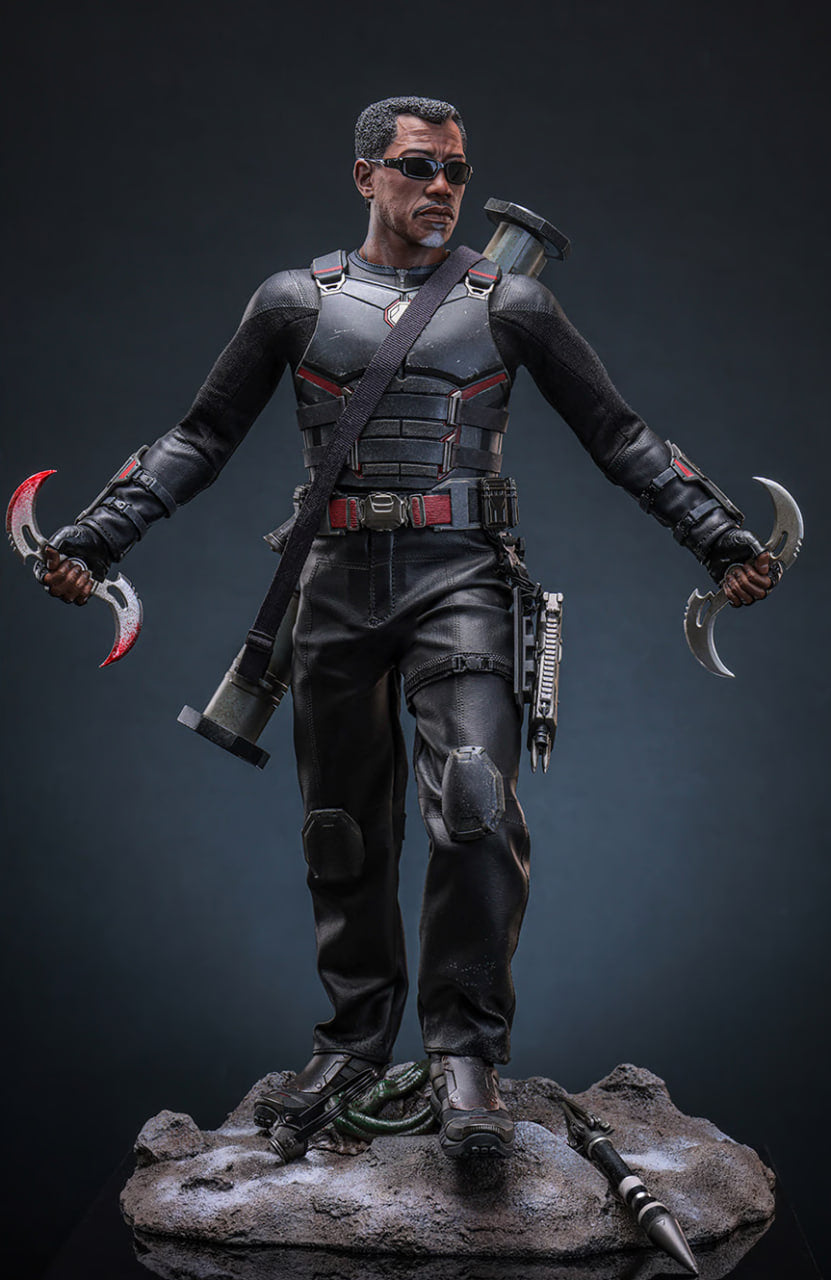 Preorder🔥Hot Toys MMS791B Deadpool & Wolverine 1/6th Scale Blade Collectible Figure (First Edition)