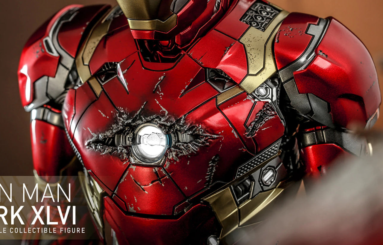 🔥Hot Toys MMS608D42 Captain America: Civil War 1/6 Iron Man Mark XLVI