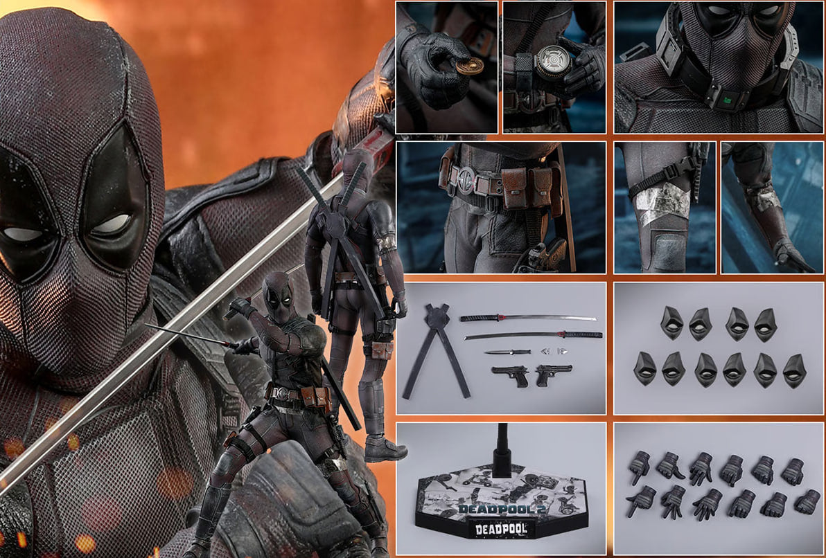 🔥Hot Toys MMS505 DEADPOOL 2 1/6 DEADPOOL (DUSTY VERSION)