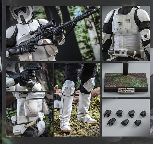 🔥Hot Toys MMS611 STAR WARS: RETURN OF THE JEDI 1/6 SCOUT TROOPER