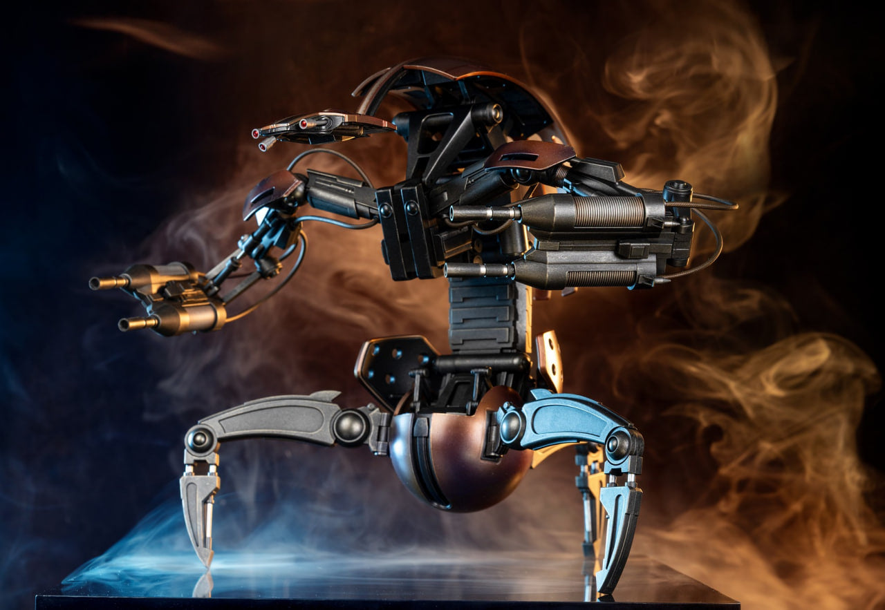 READY🔥Hot Toys MMS755 Star Wars The Phantom Menace Droideka 1/6 Scale Collectible Figure