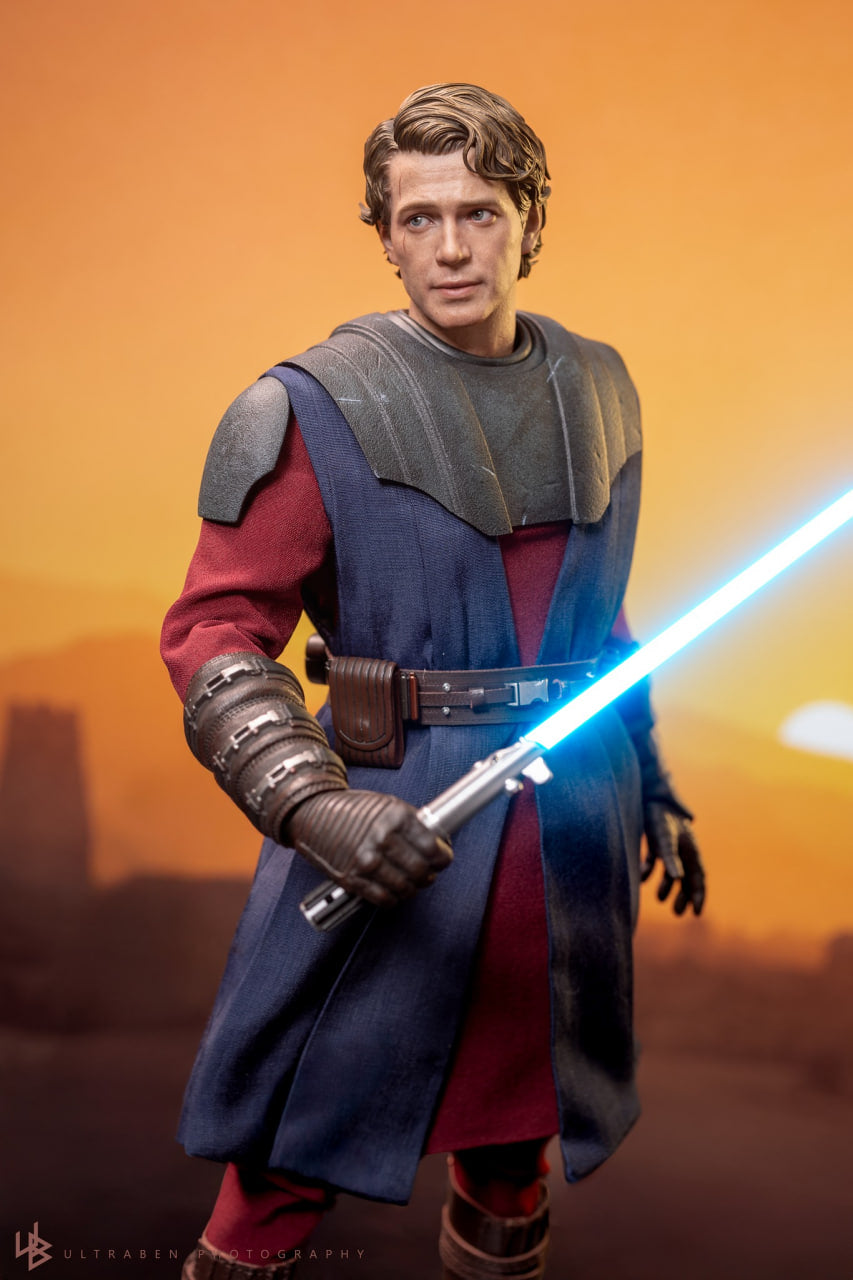 READY🔥Hot Toys TMS129 Star Wars Ahsoka Anakin Skywalker Clone Wars 1/6 Scale Collectible Figure
