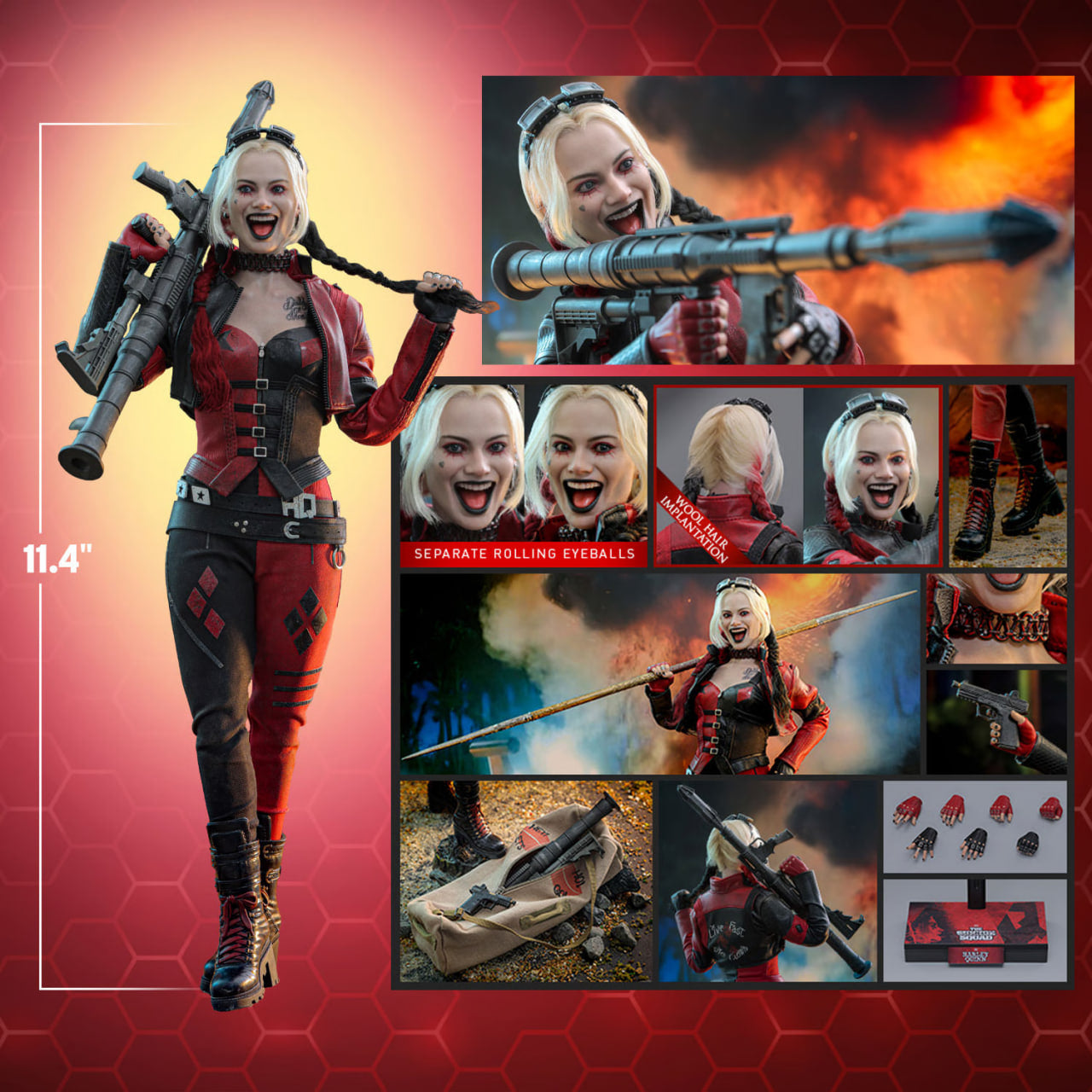 Preorder🔥Hot Toys MMS773AE The Suicide Squad 1/6th scale Harley Quinn Collectible Figure (Artisan Edition)
