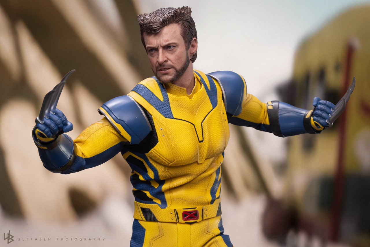 🔥Hot Toys MMS754 Deadpool and Wolverine - Wolverine 1/6 Scale Collectible Figure Deluxe Edition