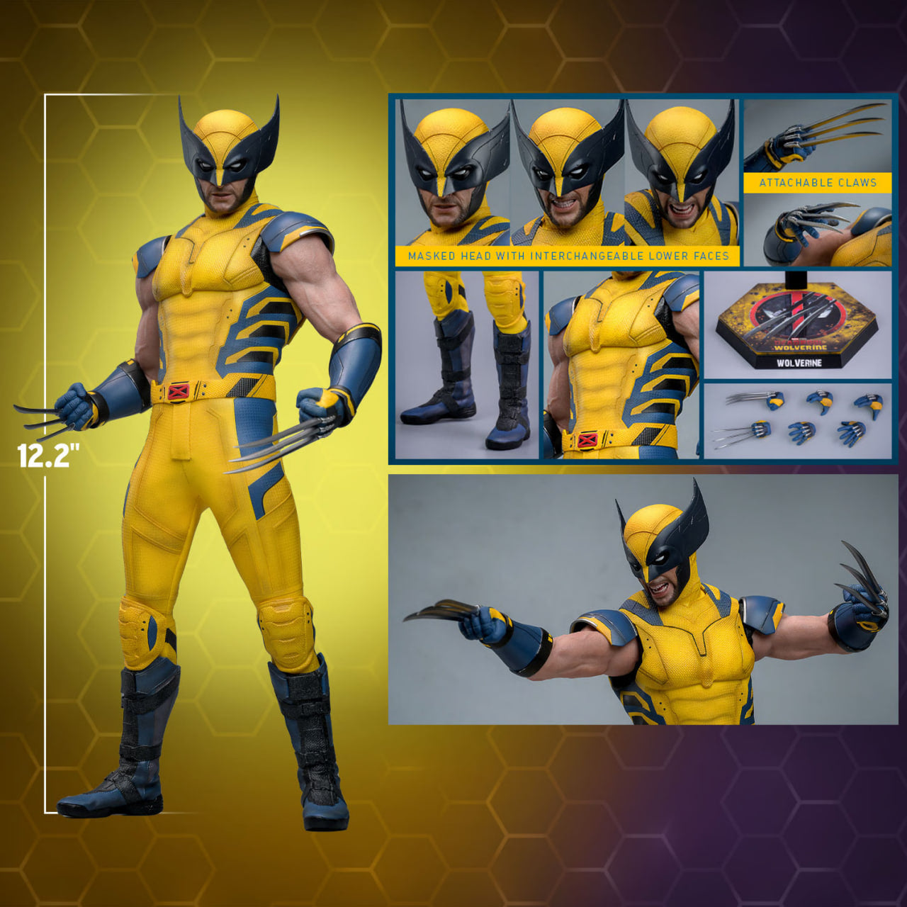 Ready🔥Hot Toys MMS753 Deadpool & Wolverine 1/6 Wolverine Collector Edition