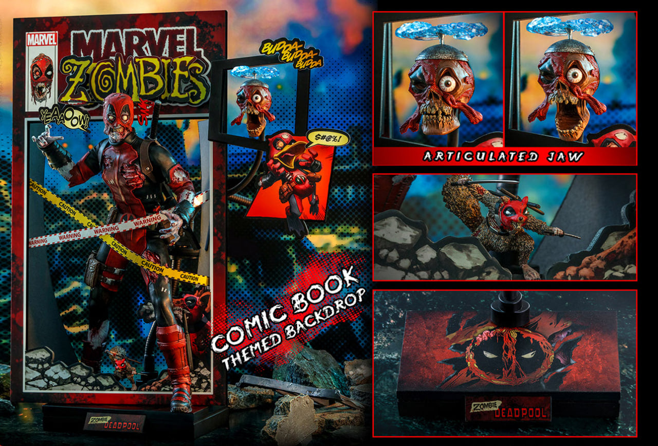 🔥Hot Toys CMS06 MARVEL ZOMBIES 1/6 ZOMBIE DEADPOOL