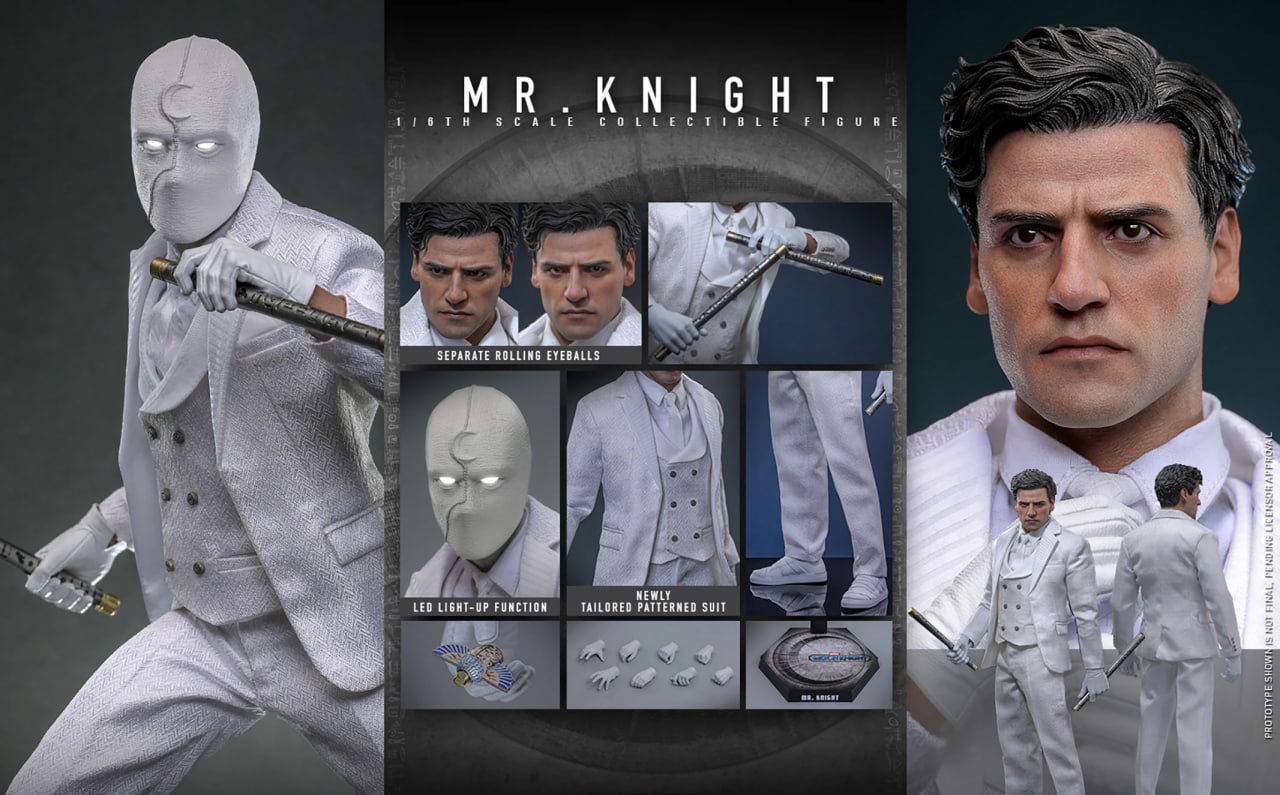 🔥Hot Toys TMS139 Moon Knight 1/6th scale Mr. Knight Collectible Figure
