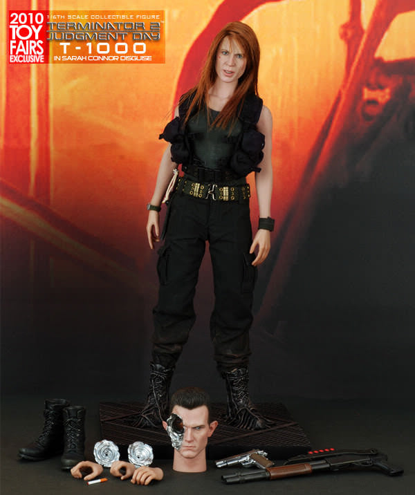 READY🔥Hot Toys MMS125 TERMINATOR 2 1/6 T-1000 (IN SARAH CONNOR DISGUISE)