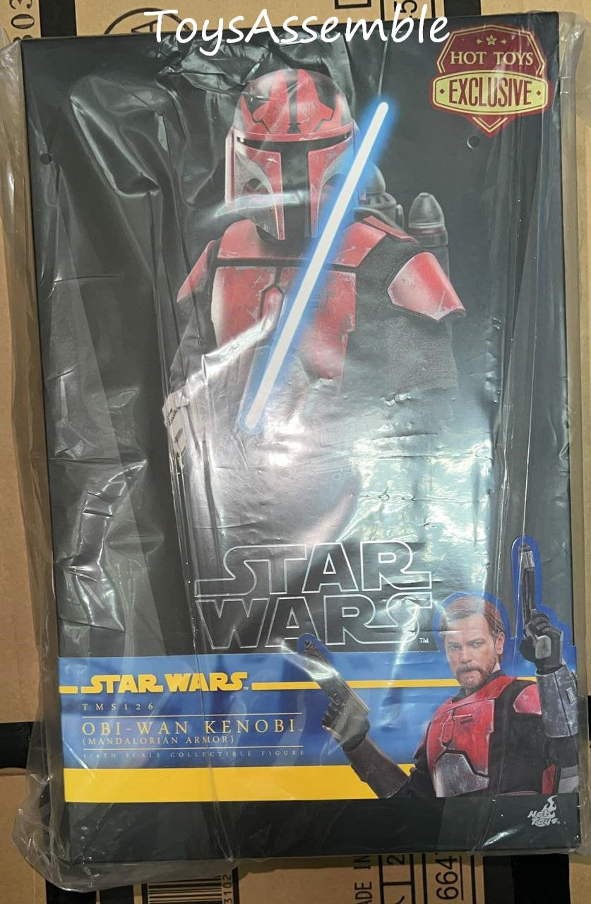 🔥Hot Toys TMS126 STAR WARS: THE CLONE WARS 1/6 OBI-WAN KENOBI (MANDALORIAN ARMOR)