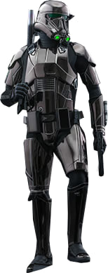 🔥Hottoys🔥MMS621 STAR WARS 1/6 DEATH TROOPER (BLACK CHROME VERSION)