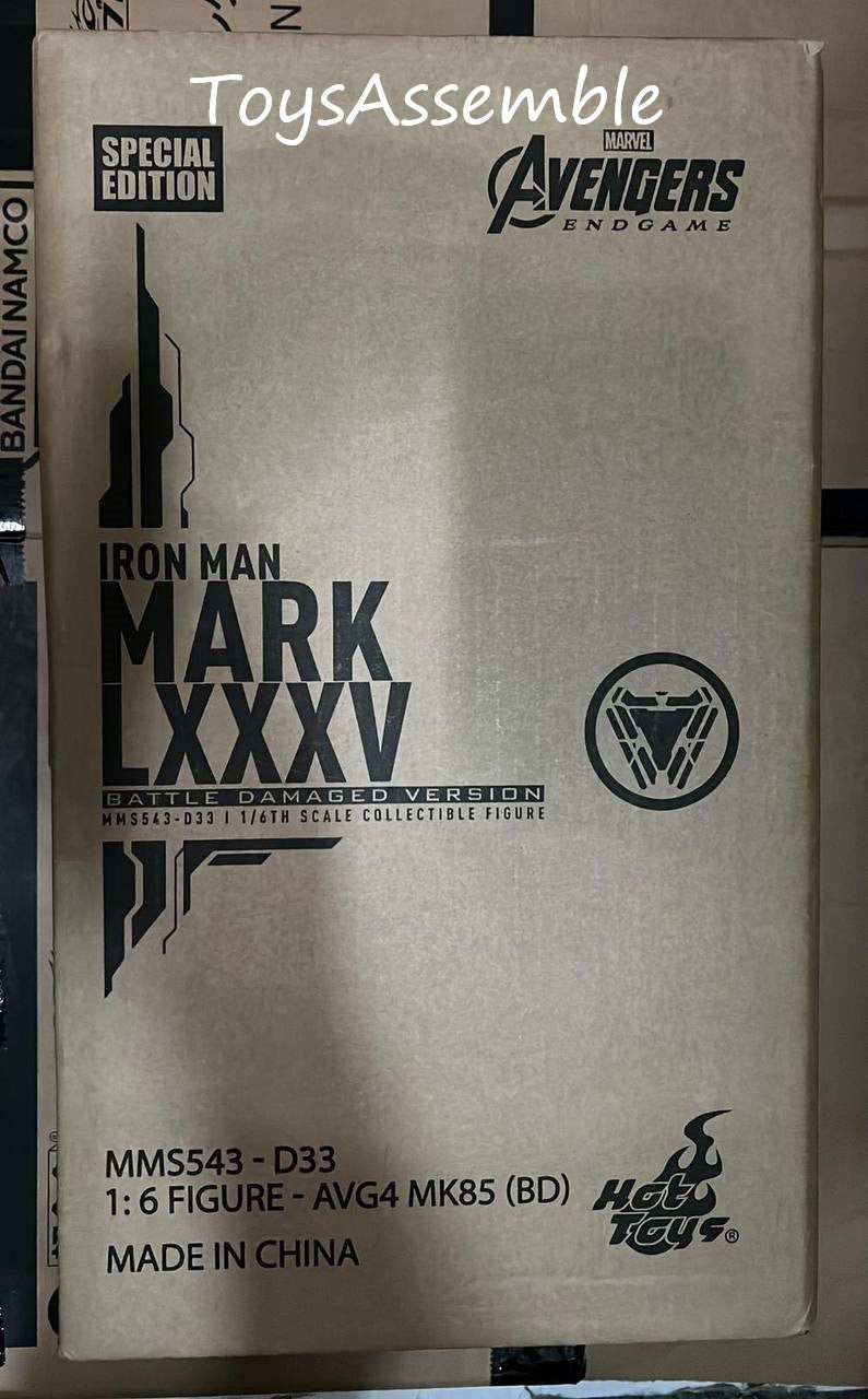🔥Hot Toys MMS543D33 MMS543B 1/6 IRON MAN MARK LXXXV 85 BATTLE DAMAGED SPECIAL Edition