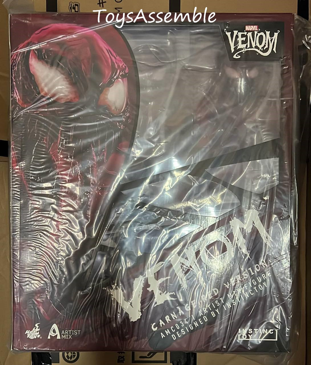 🔥Hot toys AMC034 Venom Carnage Mix Version Artist Mix