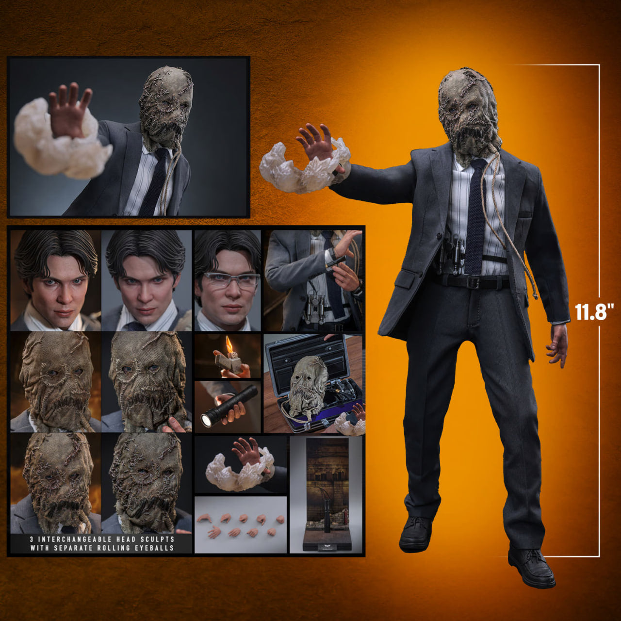 Preorderš„Hot Toys MMS801 Batman Begins 1/6th scale Scarecrow 2.0 Collectible Figure