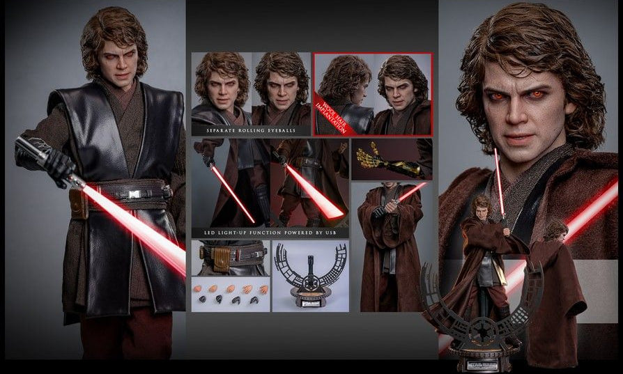 READY🔥Hot Toys DX47AE Star Wars 1/6th scale Anakin Skywalker Darth Vader (Sith Apprentice) Collectible Figure (Artisan Edition)